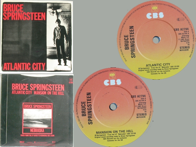 Bruce Springsteen - ATLANTIC CITY / MANSION ON THE HILL